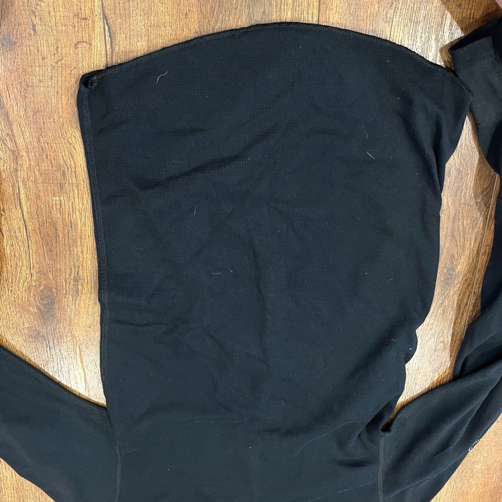Twisted Black Knit Top